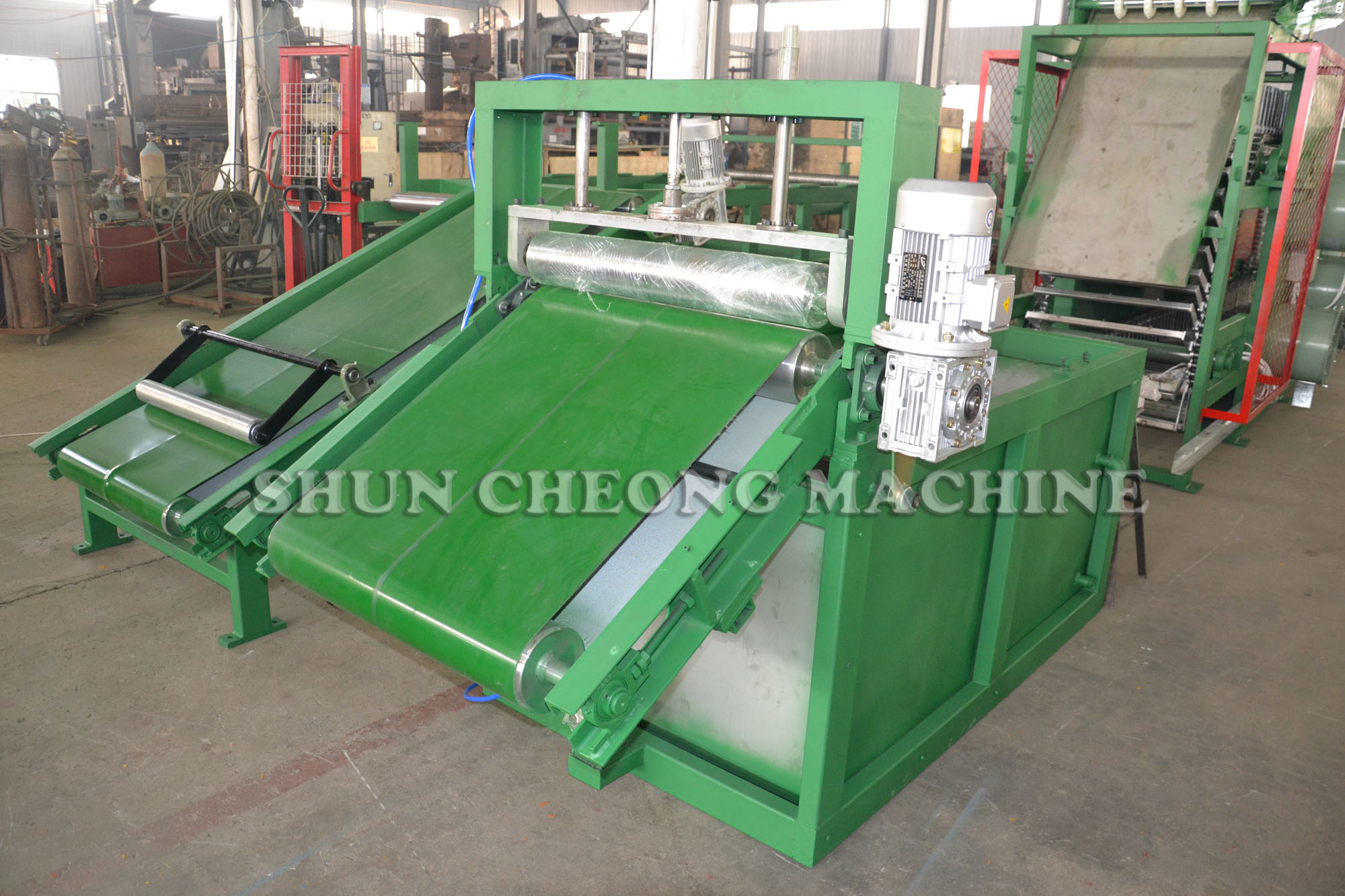 Customized Color Rubber Batch Off Machine , Batch Off Cooler