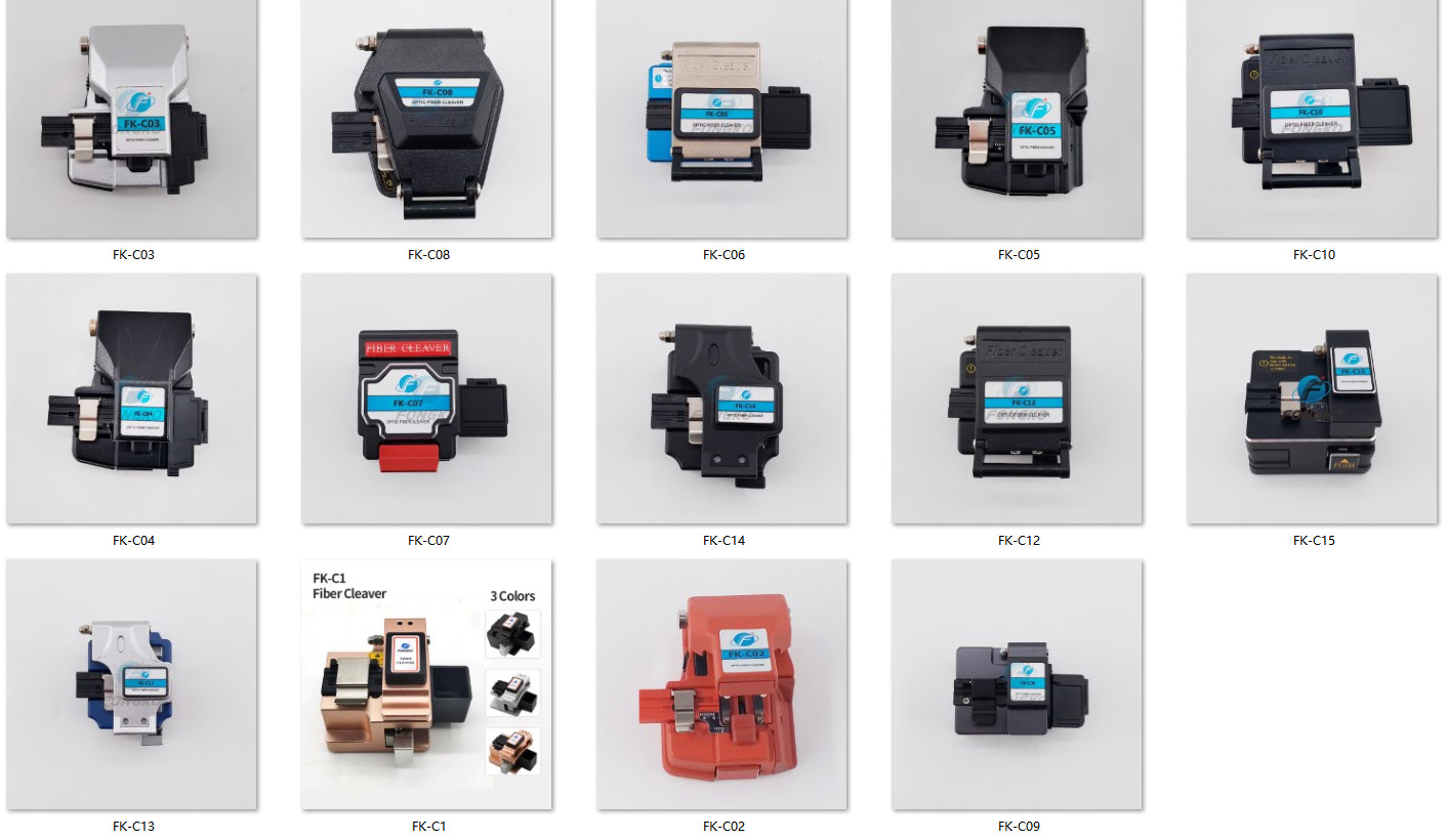 High Precision Optical Fiber Cleaver Kit For 9-16mm Bare Fiber Cutting ≤0.5° Cutting Angle
