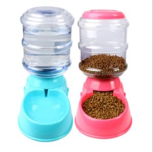 China Dog Automatic Drinking Fountain Cat Automatic Feeding Cat Dog Food Bowl Gravity Drinking Basin 3.5L factory