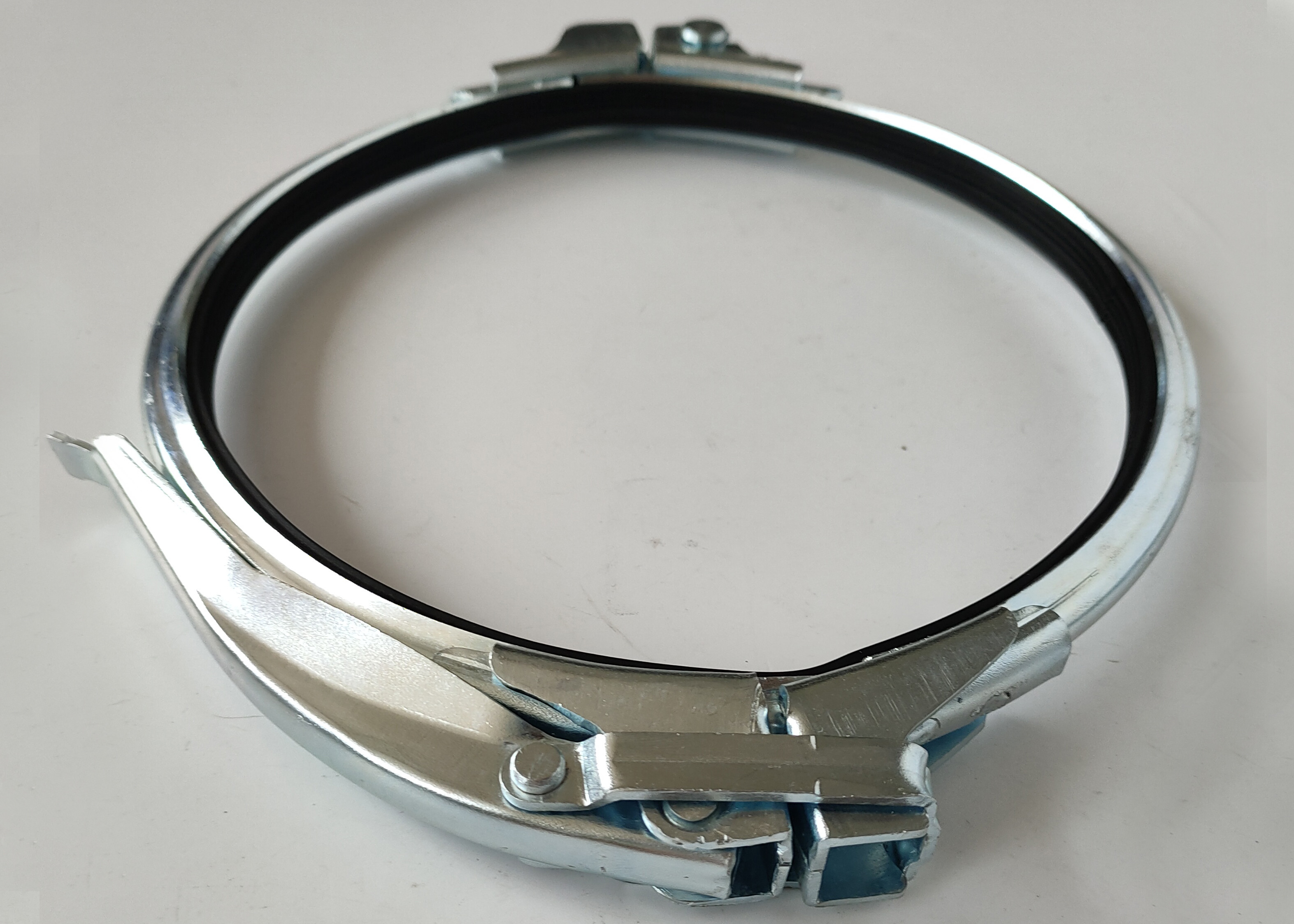 200mm Airtight Quick Release Galvanized Pipe Clamp