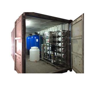 China Reverse Osmosis RO Water Treatment System With Blue FRP Tank Sand Filter / Carbon Filter factory