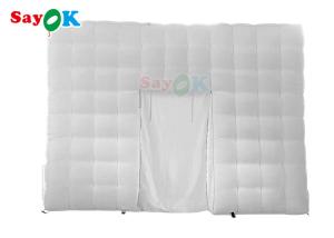China Air Inflatable Tent Airproof LED Outdoor Inflatable Tent Cube 5x5x3.5mH For Party Event factory