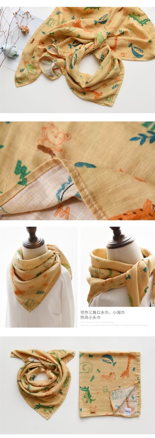 Fashionable 100% Cotton Toddler Feeding Bibs / Infant Baby Bibs Embroidered