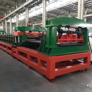 China Drain Culvert Corrugated Steel Silo Roll Forming Machine With Arch Curving Device factory