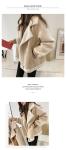Fashion Puffer Down Coat Winter Fleece Fur Aviator Jacket For Women