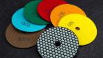 Round Flexible Resin Bond Diamond Hand Dry Polishing Pad and Buffing Pad for