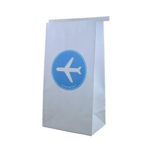 China 75gsm Throw Up Air Sickness Bag Disposable Paper Vomit Bags Bulk factory