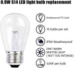48ft Outdoor Shatterproof Commercial Grade LED String Lights