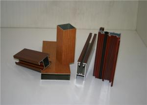 China 6005 2.0MM Door Frame Wood Grain Aluminum Extrusion factory