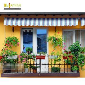Aluminium Waterproof Retractable Awning Retractable Garden Canopy With Rain