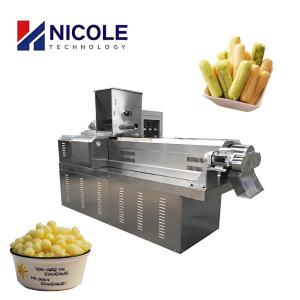 China 380v50hz Corn Puff Production Line Twin Screw Extruded factory