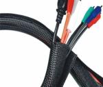 PA66 Self Wrap Velcro Nylon Expandable Sleeving Flame Retardant