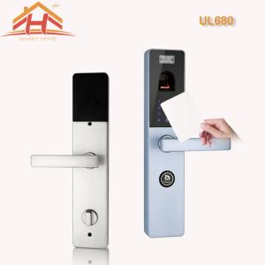 China Waterproof Touch Screen Anti-theft Biometric RFID Card Door Lock factory