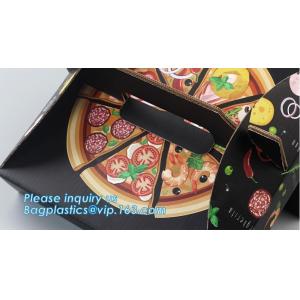 Custom Pizza Packing Paper Box Corrugated With Different Size, Recycle Paper