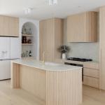 Open-Ended 0 Silica Quartz Stone Surface Kitchen Cabinets Luxury Designs Solid