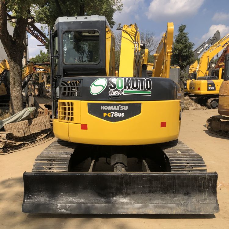 Good Health and Low Operating Cost 8 Ton Used Mini Komatsu PC78 Excavator in Japan