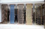 Aluminum Removable Room Divider Screen Waterproof Floor To Ceiling Room