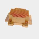 Pure Copper Skived Fin Heat Sink Thermal Conductivity Fin Heat Sink For