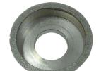 Nickle Bond Industrial Mini Diamond Grinding Wheel 120 / 140 Grit Long Service
