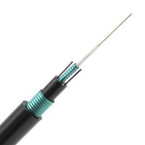 China GYXTW 12 Core Single Mode Fiber Optic Cable For Outdoor Black Sheath factory