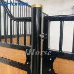 Bottom Steel Bars 12ft Mesh Horse Stall Fronts Plastic Powder Coating