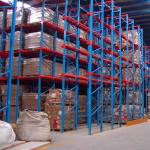 Commercial Boltless Steel Drive In Pallet Rack System Heavy Duty Corrosion