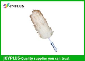 China White Color Lambswool Duster Cleaning With TPR Material Handle Anti Static factory