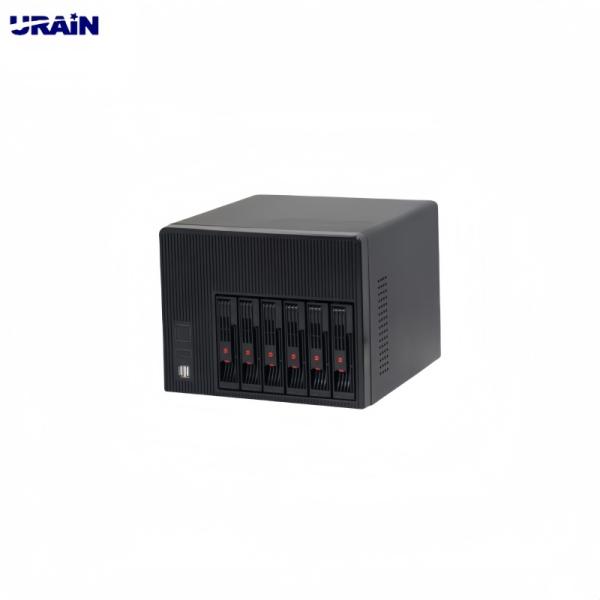 China Custom Size Customized NAS Chassis With Black Aluminum Alloy Panel Enclosure OEM factory