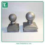 China manufacturer Aluminum ball cap fence post cap 2" 2.5" 3" 4" Press fit