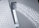 Rainfall Overhead Sprayer Shower Jet Panel , Rain Shower Panel Silver ROVATE