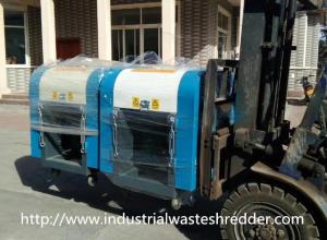 China Nylon Silk / Cardboard Box Shredder High Speed Shear Customizable Capacity factory