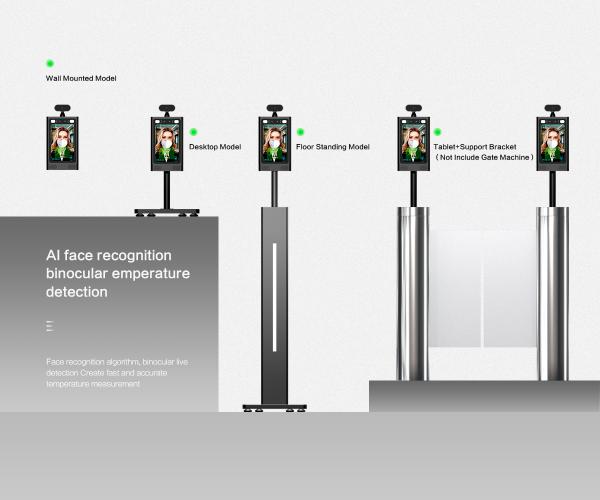China Face Recognition Access Control 18W Infrared Thermal Scanner factory