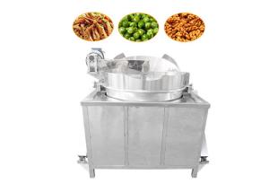 China French Fries Banana Chips Fryer Electric Namkeen Making Machine factory