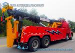 Professional 8X4 50 Ton 50DZ HOWO Tow Truck With 360° Rotator Angle