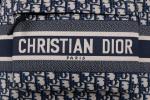 Designer Small Diortravel Backpack Blue Dior Oblique Jacquard