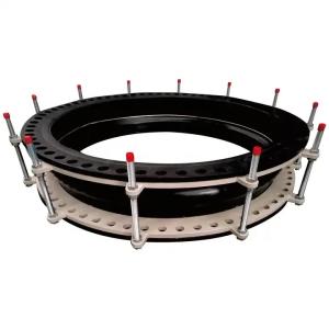 China DN1200 PN10 End Face Fully Sealed Natural Rubber Joint With Negative Pressure Ring factory