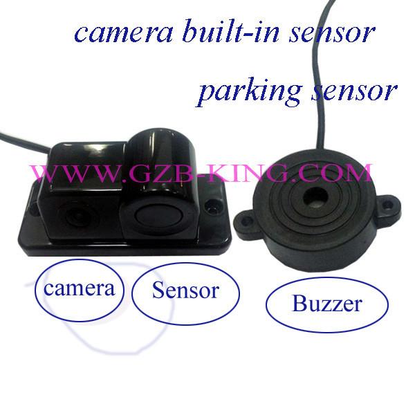 China camera built-in sensor( 2 in 1) rear view parking sensor system with buzzer factory