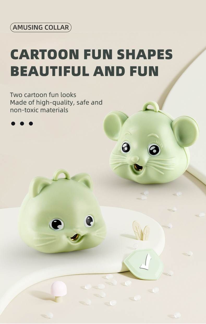 LED Lights Cat Collar Toy Small Animals Remote Controller Interactive Toy