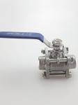 Male Connection Stainless Steel 304 316 Weld 3 Piece Ball Valve for Joining Pipe