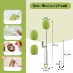 Multifunctional Water Bottle Cleaner Brush Sets with Replace Heads