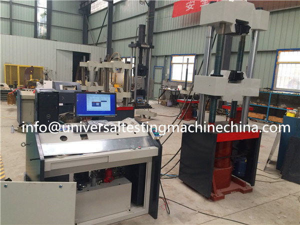 China Electronic Servo Control Universal Tensile Testing Machine Price with Computer factory