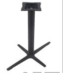 Cast Iron Cross Table bases Black wrinkle Zinc Powder Coated Restaurant Table