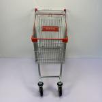 150L Large Capacity Foldable Metal Shopping Trolley With Child Seat