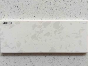 China Artificial Vanity Top Quartz Stone Slab Color Optional 3200 * 1600mm Size factory