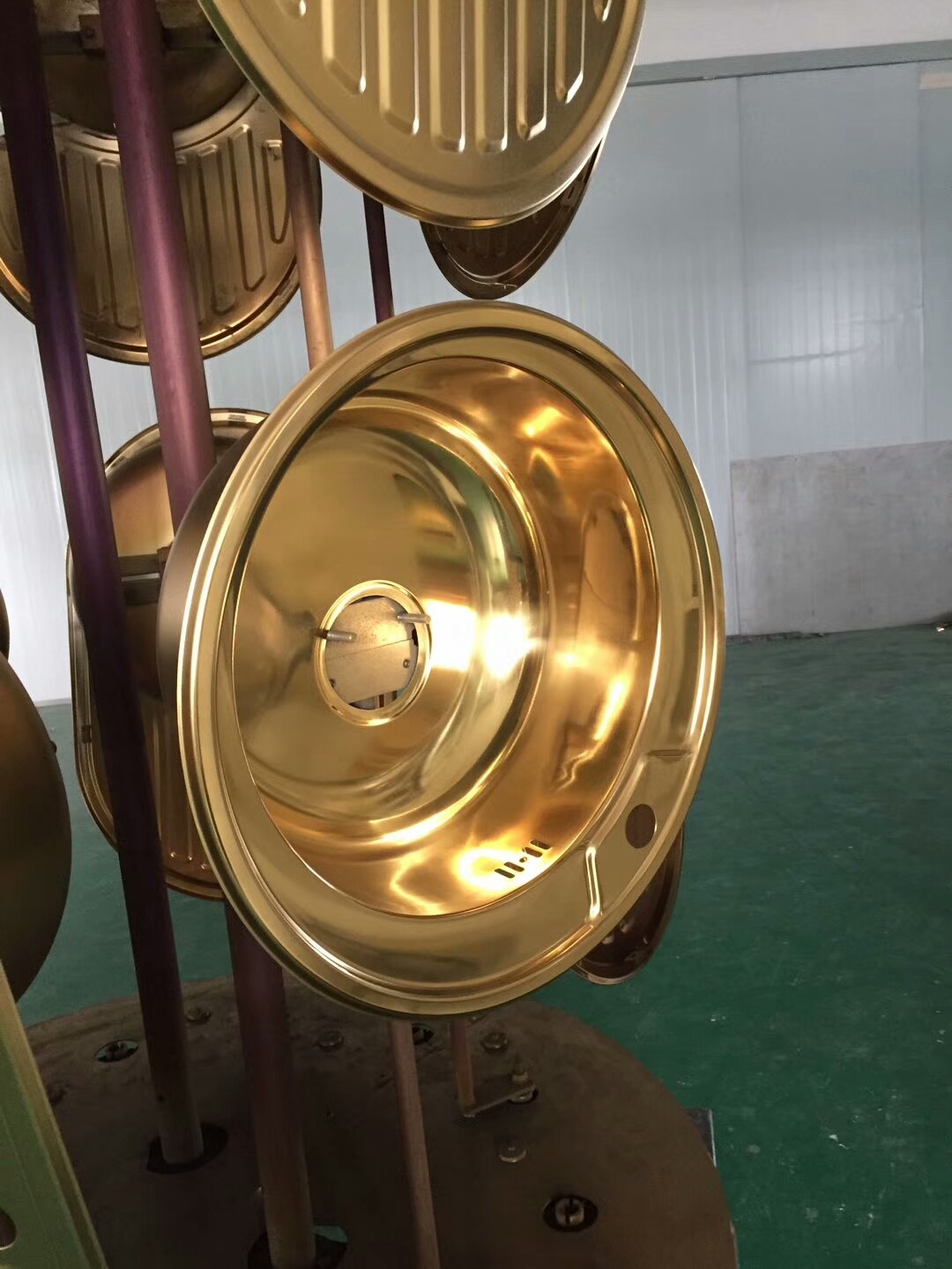 High Durability Vertical Front Door Stainless Steel Sheet PVD Coating Machine