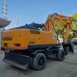 used high quality wheel excavator hyundai 210-7/second hand wheel excavator