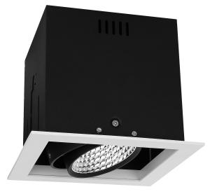China 30W Trim Square 3000K Cut out 169*165mm 1050mA High CIR95 White Colour Museum LED Downlights factory