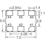 EG-2121CA100.0000M-LGPAL3 Seiko Epson SAW Oscillators 100MHz 2.5Volts 50ppm