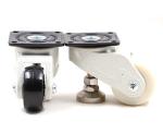 white 800kg Heavy Equipment Casters 76mm 3 Inch Heavy Duty Casters