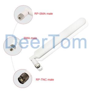 China 700-2700MHz 4G LTE Router Antenna 12dBi Rubber Internal Indoor Omni Directional SMA Huawei Router factory
